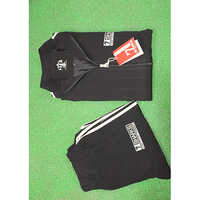 Track Sports Suit - Black, Long Sleeves , Breathable, Cool Dry, Cool Pass, Non Toxic, No Fade, Printed Design For Active Males