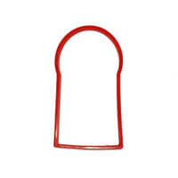Silicon Rubber Gasket - Rubber Material, Customized Size, All Colors, Serrated Shape, Normal Hardness | Industrial Usage, 200â°c Temperature Resistance, 150g Weight
