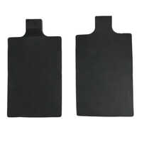 Black Surgical Silicone Rubber Patient Plate