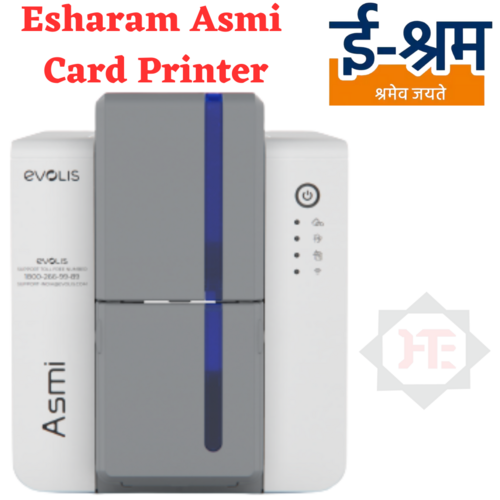 Esharam Card Printer Evolis Asmi Automatic Duplex Printer for CSC Centre