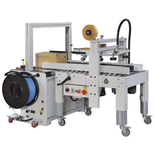 Fully Automatic Strapping And Tapping Combo Machine
