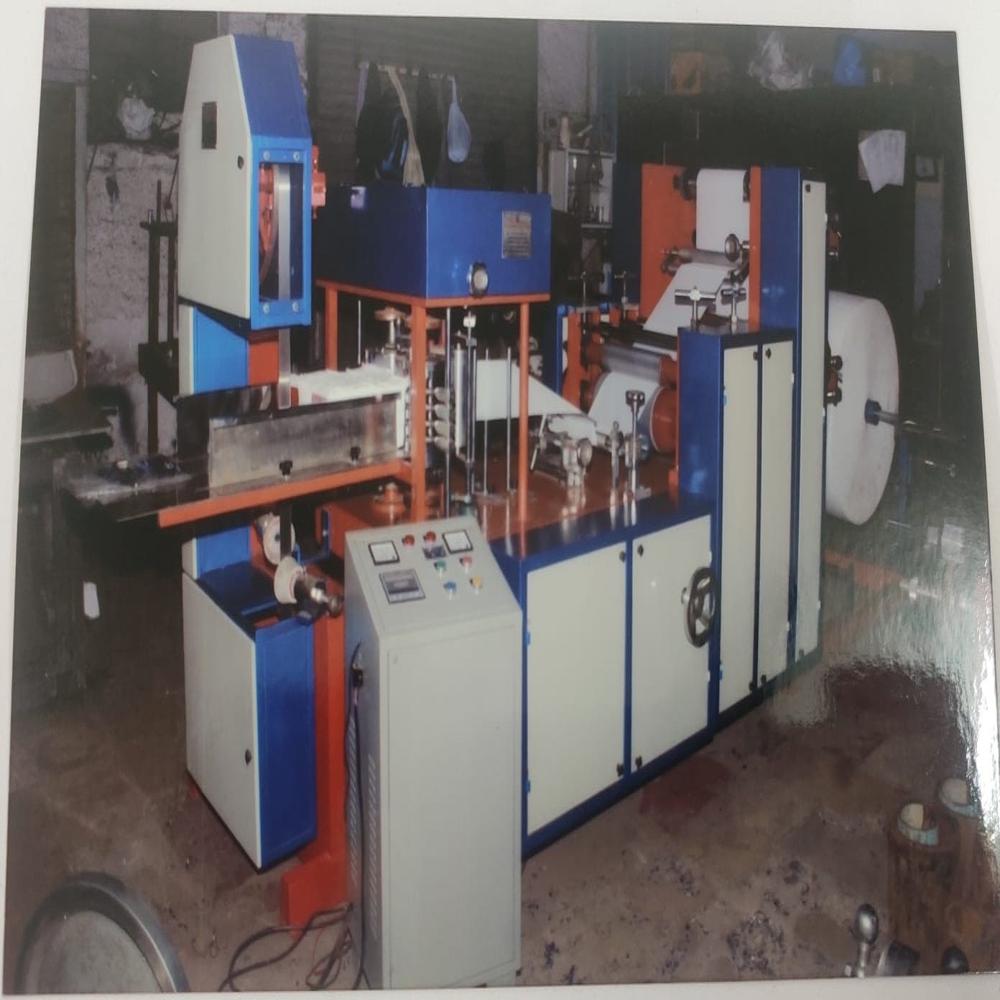 Double Colour Printing Double Embossing Tissue Paper Machine - Grade: Semi-Automatic