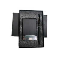 Personalized Corporate Gifts - High-quality Material, Rectangular Size, Black Color | Includes Pen, Card Holder, And Diary For Any Corporate Occasion
