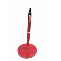 Magnetic Pen Stand - High-Quality Materials, Various Sizes Available, Vibrant Red Color, Round Design, Strong Magnetic Base for Organized Desk