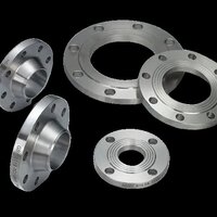 SS Din Standard Flanges - Stainless Steel 1/2 Inch / 24 Inch Silver | Designed for Industrial Applications Hot Rolled 150 PSI Pressure