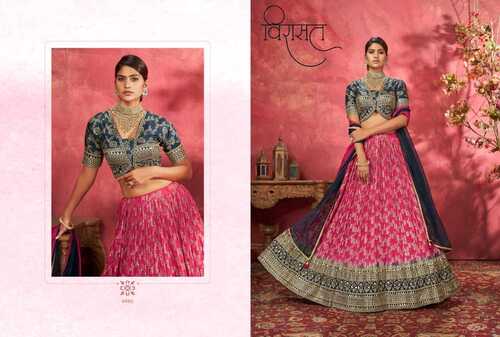 Fully Stitched Designer Lehenga with Embroidery