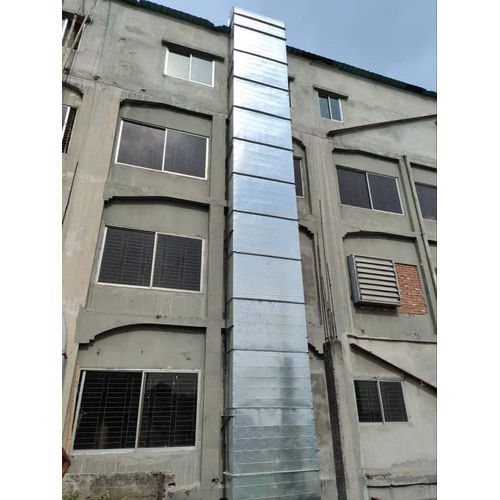 High Grade Galvanized Iron Duct - Color: Silver