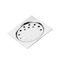 Silver Square Floor Beading Jali Lock