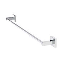 Square Towel Rod - Stainless Steel, Glossy Finish , Rectangular Shape, Silver Color, Excellent Corrosion Resistance And Easy Wall Mounting
