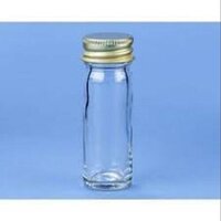 Mccartney Bottle - Borosilicate Glass, 15ml, 20ml, 30ml | Leakproof, Strong Aluminium Screw Cap, Transparent Design For Industrial Use
