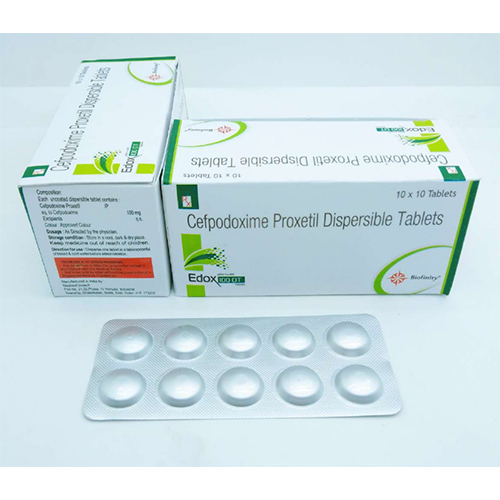 Cefpodoxime 100 mg - 10x10 Strip Tablets | Dosage as Per Suggestion, Store in Cool Place