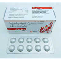 Sodium Feredetate 231mg Cyanocobalamin 15mcg Folic  Acid 1.5mg Tablets