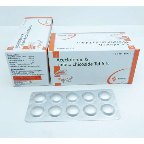 Aceclofenac 100 Mg Thiocolchicoside 4 Mg General Medicines