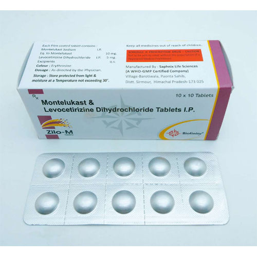 Levocetirizine 5 mg Montelukast 10 mg