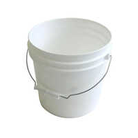 Plastic Round Pail - Color: Different Available