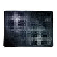 Geim 107 Bubble Mat - Rectangle, Black Color | Modern Design, Anti-slip, Washable, Hand Washable And Machine Washable, Ideal For Commercial And Outdoor Use