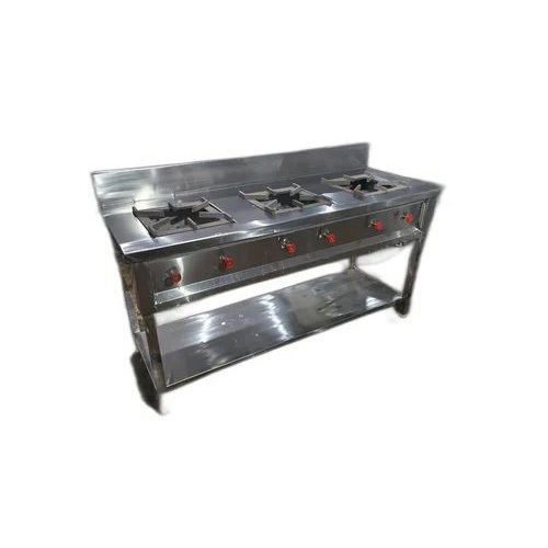 Manual Stainless Steel Cooking Range Gas