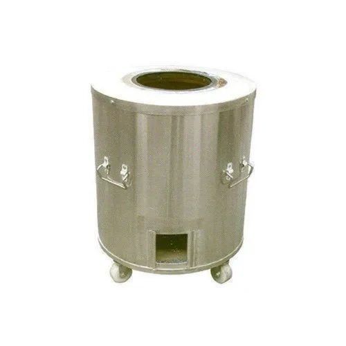 Stainless Steel Body Round Gas Operated Drum Tandoor