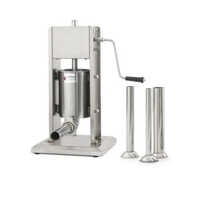 Stainless Steel Manual Sausage Stuffer 5 Ltr - Feature: Eco Friendly