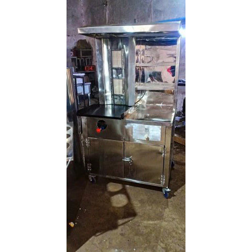 Stainless steel Big Cabinet Shawarma Machine for shawarma Roll Shops