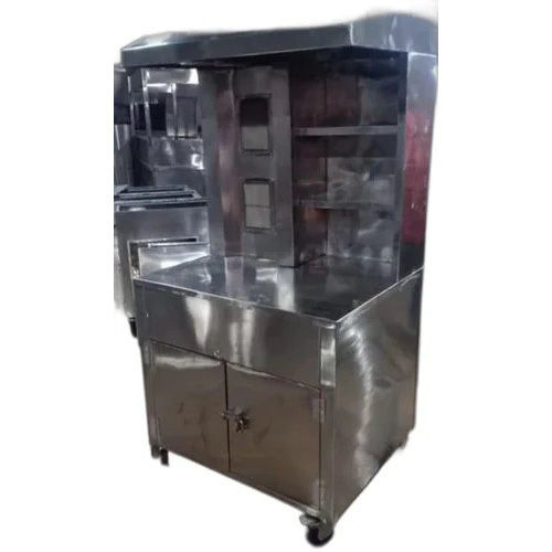 Stainless steel Big Cabinet Shawarma Machine for shawarma Roll Shops