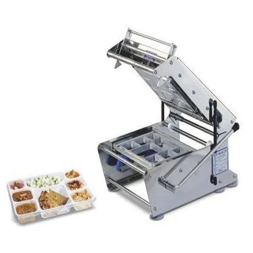 Manual 8 Boxes Combo Tray Sealing Machine For Polypropylene - Application: Commercial