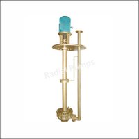 Industrial Vertical Sump Pump - Color: Golden