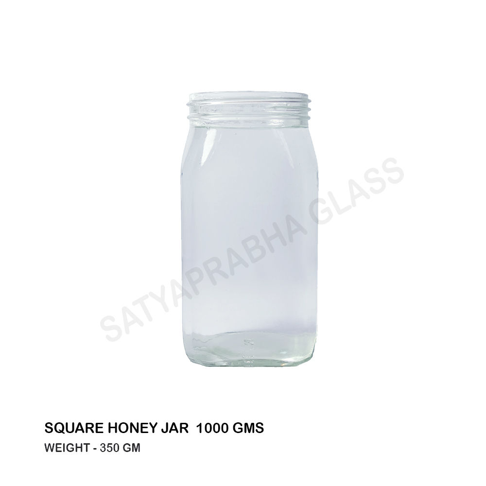 1 Kg Square Honey Jar