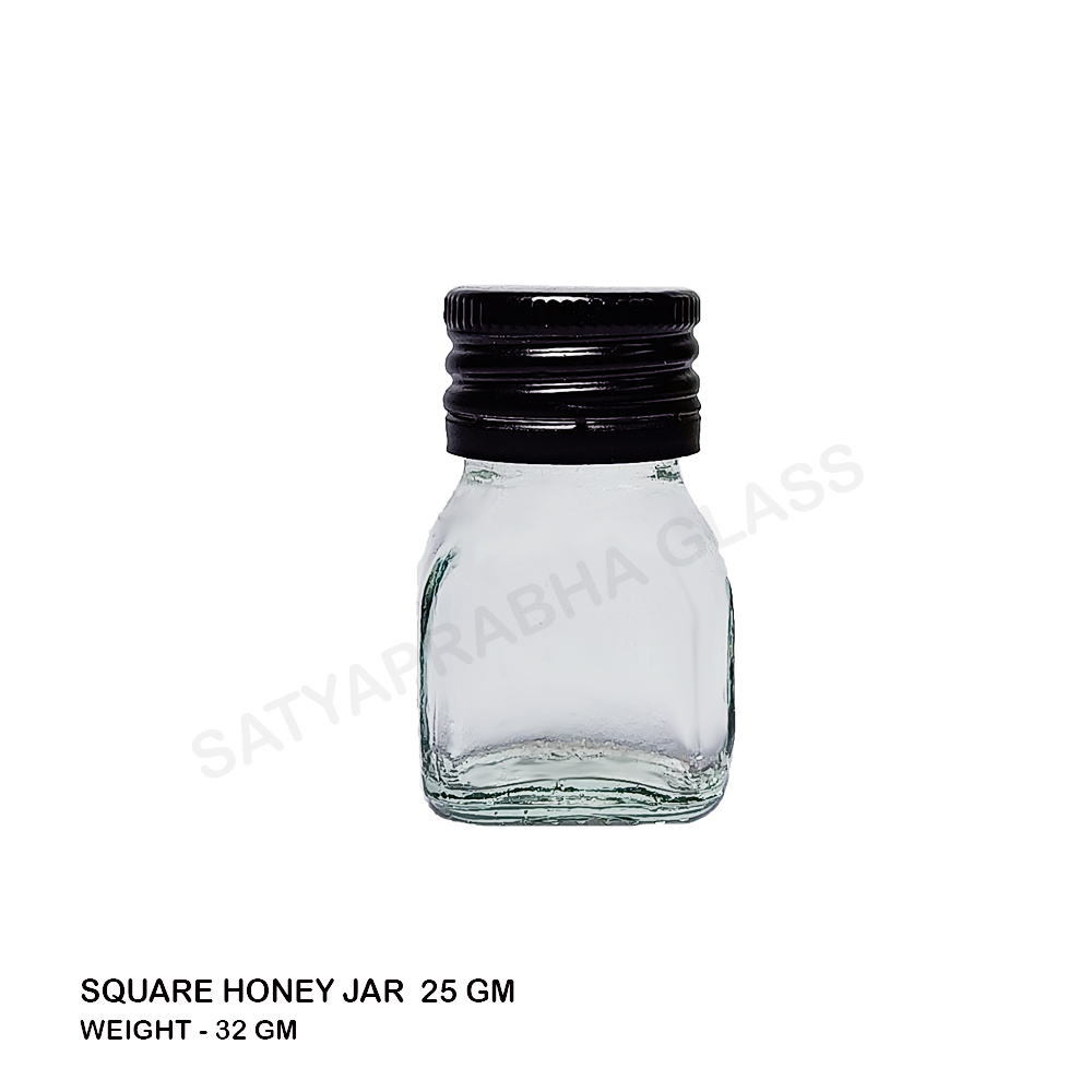 25 gm Square Honey Bottles