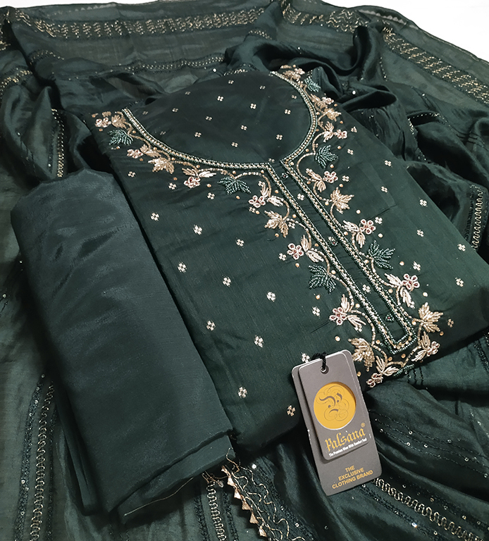 New Designer ButtiHandWork DressMaterial