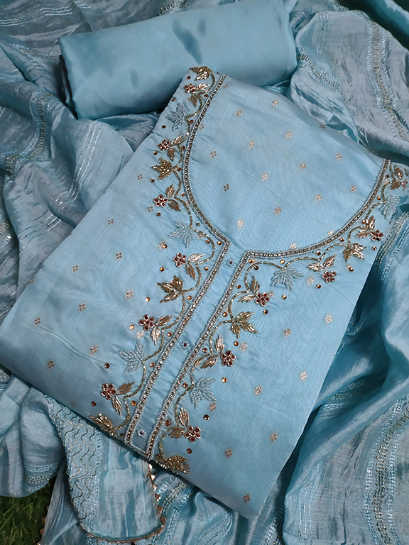 New Designer ButtiHandWork DressMaterial