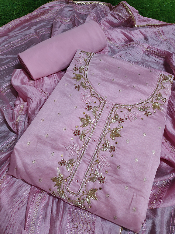 New Designer Butti Handwork Dressmaterial