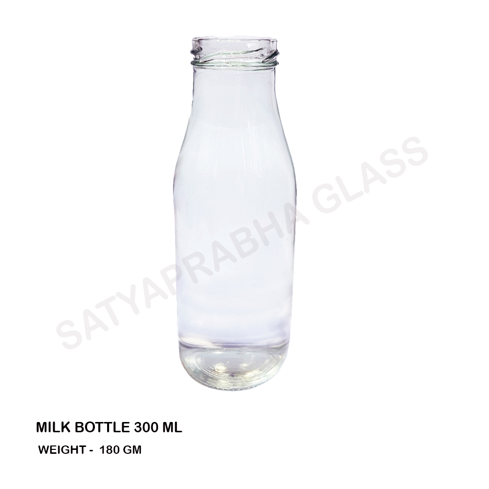 300 ml Milk Glass Bottle
