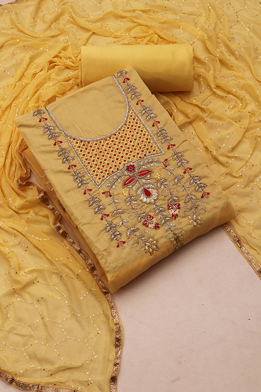 New Embrodeied Work Dress Material For Women