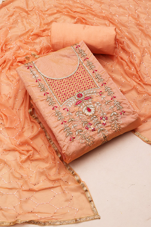New Embrodeied Work Dress Material For Women