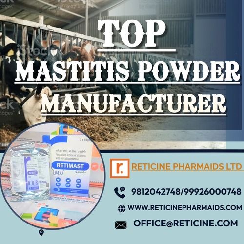 TOP MASTITIS POWDER MANUFACTURER