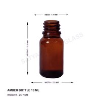 10 ML amber  Bottle