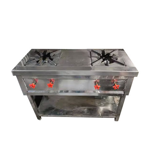 Commercial Kitchen Two Burner Gas Range