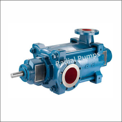 High Pressure Centrifugal Multistage Pump - 32 mm to 100 mm Size, Electric Power Source, Horizontal Shaft Orientation | 1 Year Warranty, Ideal for Industrial High Temperature Applications