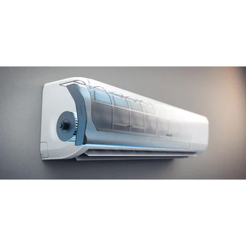 White Hitachi 2 Ton 3 Star Split Inverter Air Conditioner