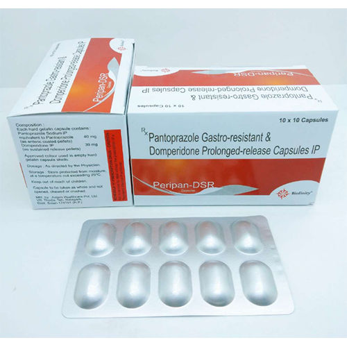 Pantoprazole 40Mg Domperidone 30Mg Capsules General Medicines