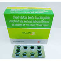 Omega 3 Fatty Acids Green Tea Extract Ginko Biloba Extract Vitamins Minerals Trace Elements Soft Gelatin General Medicines