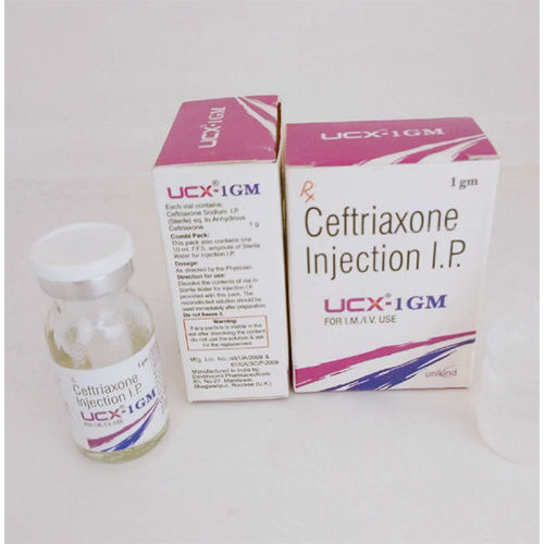 Ceftriaxone 1000 Mg (Dpco) Injection