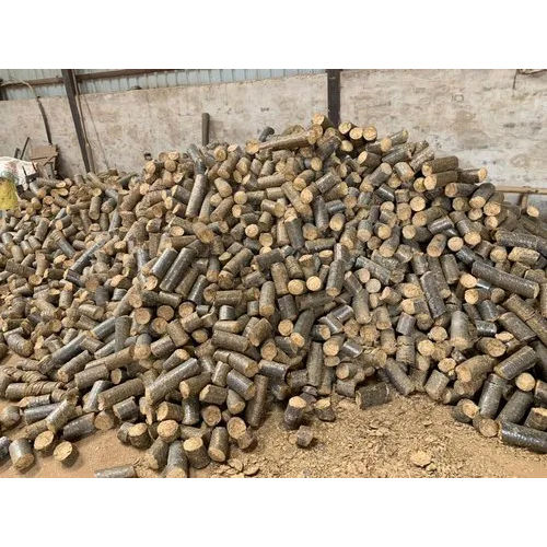 Groundnut Shell Biomass Briquettes - Fixed Carbon: Natural