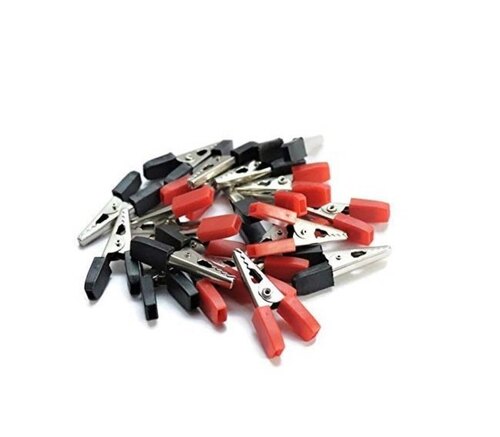 Crocodile Battery Clips- pack 0f 100 pcs