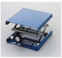 Mild Steel Lab Jack - 12x14 Cm | Blue, New Industrial Use, High-performance Tool For Enhanced Laboratory Operations