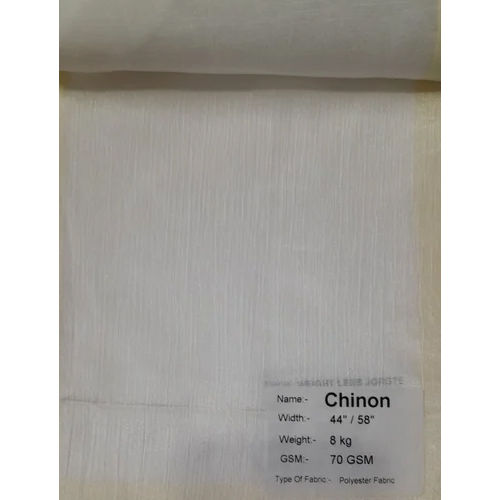 Plain Chinon Fabric