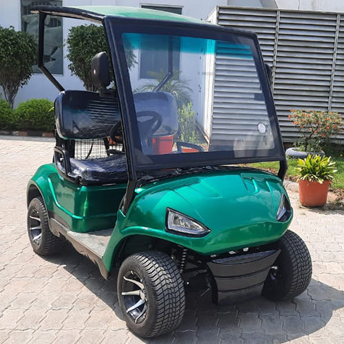 2 Seater Green Golf Cart