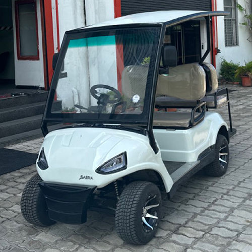 4 Seater White Golf Cart