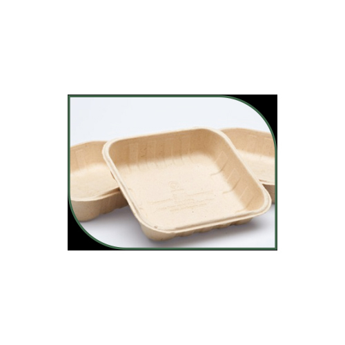 Compostable Meal Tray - Color: As Per Availability